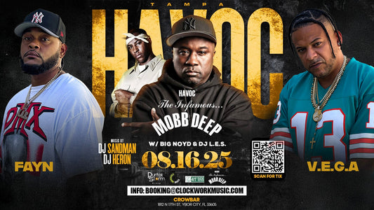 Clockwork Music Presents: "The Infamous Wolves" ft. Havoc of Mobb Deep in Tampa