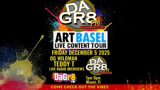 Live Interview: DaGr8FM: Art Basel Concert Tour