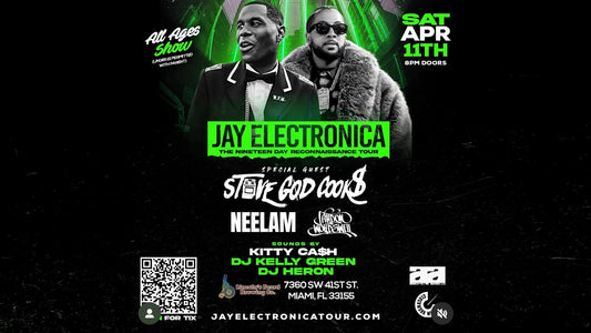 Jay Electronica: The Nineteen Day Reconnaissance Tour Live in Miami!